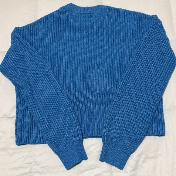 BP Vibrant Blue‎ Knit Crew Neck Sweater - Picture 4 of 5